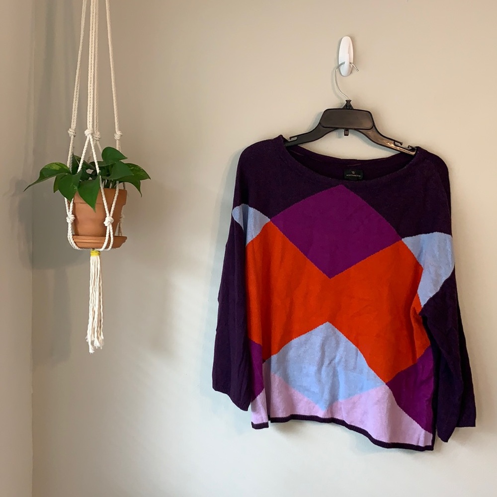 ☮️ Block Color Lightweight Sweater